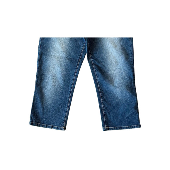 SO Capri Jeans Low Rise Stretch Denim Junior Size 11 Blue - Picture 3 of 7